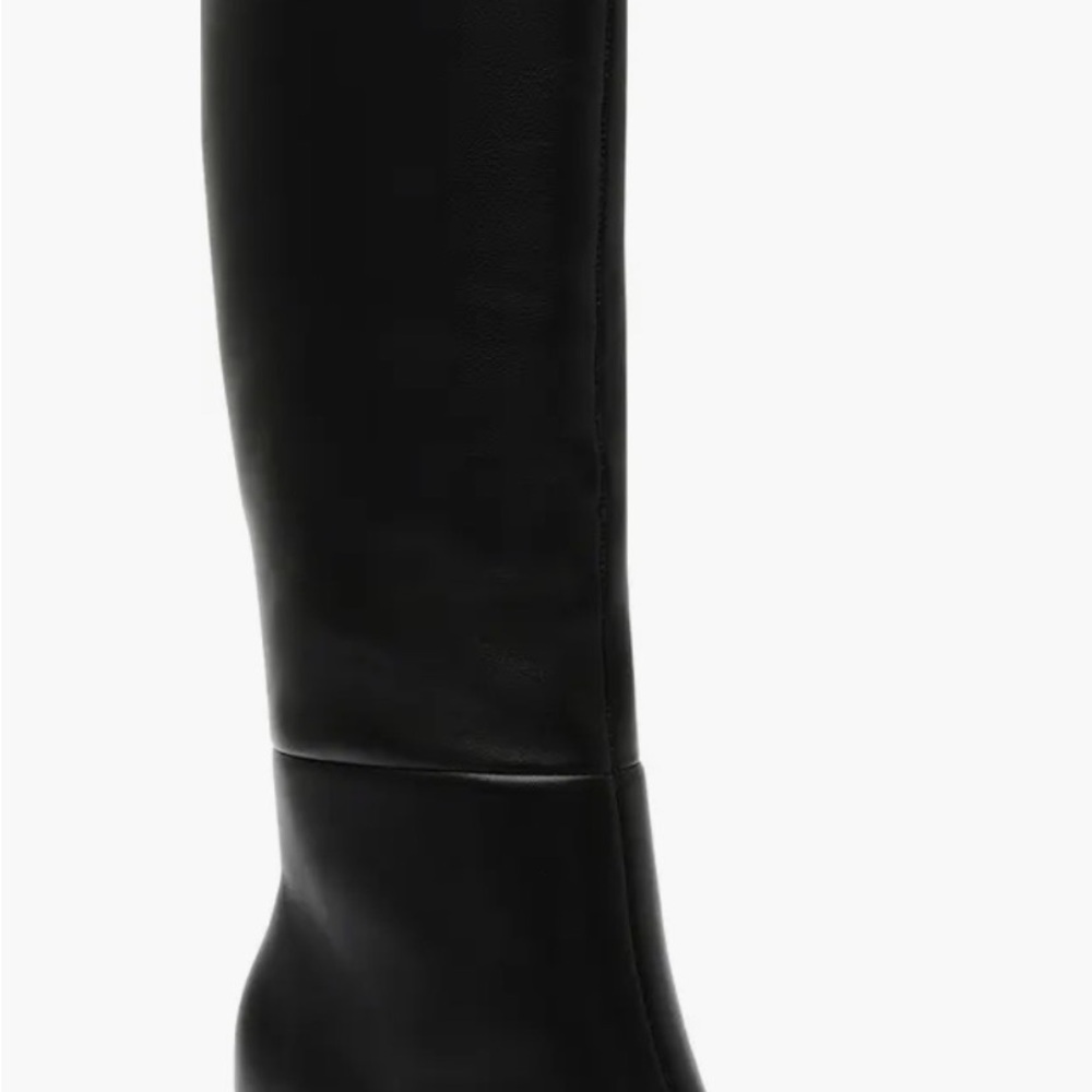 Steve Madden Black Tall Heeled Boots